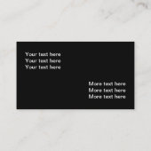 Classy-Delphin-Logo-Thema Visitenkarte (Rückseite)