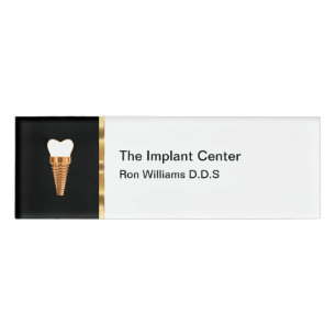 Classy Dental Implantats Personaldatenträger Namenschild