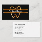 Classy Dentist Office New Business Cards Visitenkarte (Vorne/Hinten)