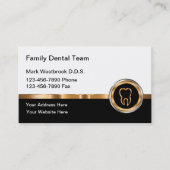 Classy Dentist Termine Business Cards Visitenkarte (Vorderseite)