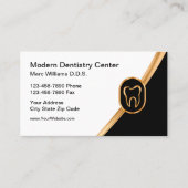 Classy Dentist Termine Business Cards Visitenkarte (Vorderseite)