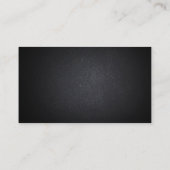 Classy Diamond Jeweler Dark Business Card Visitenkarte (Rückseite)