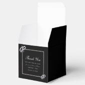 Classy Diamond Silver Wedding Rings Wedding Geschenkschachtel (Geöffnet)