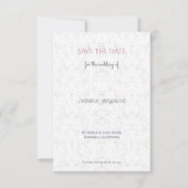 Classy Digital Save the Date | Rustikal Boho (Vorderseite)