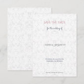 Classy Digital Save the Date | Rustikal Boho (Vorne/Hinten)
