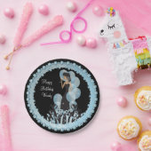 Classy Diva Girl's Party | Personalisiere | Aqua Pappteller (Party)