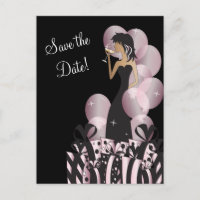 Classy Diva Girl's Party | SAVE THE DATE | Rosa