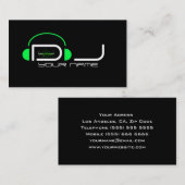 Classy DJ Business Card Visitenkarte (Vorne/Hinten)