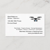 Classy Drone Eye im Sky-Service Visitenkarte (Rückseite)