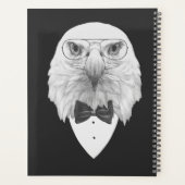 Classy Eagle Portrait | Name hinzufügen Planer (Rückseite)