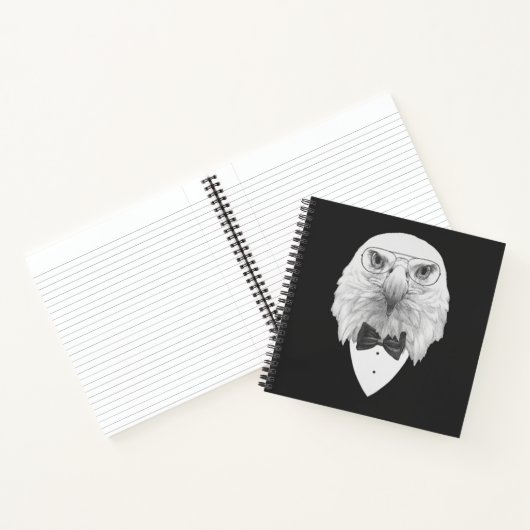 Classy Eagle Portrait Notizblock (Innenseite)