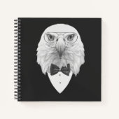Classy Eagle Portrait Notizblock (Vorderseite)