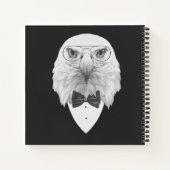 Classy Eagle Portrait Notizblock (Rückseite)