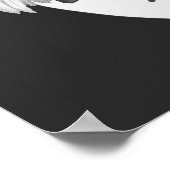 Classy Eagle Portrait Poster (Ecke)