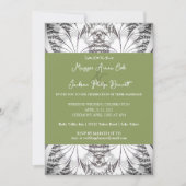 Classy Elegance Wedding Einladung (Vorderseite)