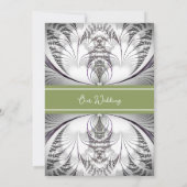 Classy Elegance Wedding Einladung (Rückseite)