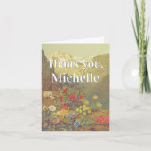 Classy, Elegant "Danke" Danke Karte (Vorderseite)