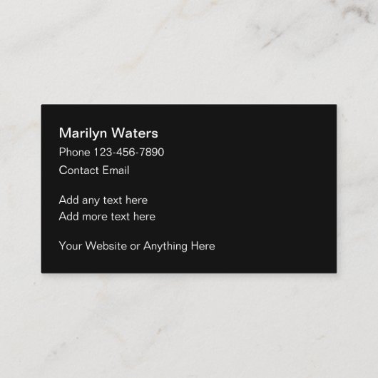 Classy Elegant Gold Design Elements Visitenkarte (Rückseite)