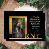 Classy Elegant Gold RN Caduceus 1 Foto Black Ankündigung