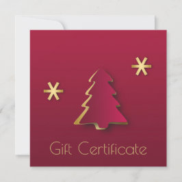 Classy Elegant Gold Roter Weihnachtsbaum