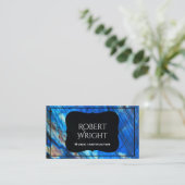 Classy Elegant Labradorite Visitenkarte (Stehend Vorderseite)