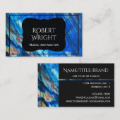 Classy Elegant Labradorite Visitenkarte (Vorne/Hinten)