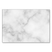 Classy Elegant Marble Wedding Advice und Wünsche Tischnummer (Rückseite)