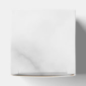 Classy Elegant Marble Wedding Geschenkschachtel (Oben)