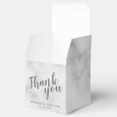 Classy Elegant Marble Wedding Geschenkschachtel (Geöffnet)