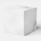 Classy Elegant Marble Wedding Geschenkschachtel (Rückseite)