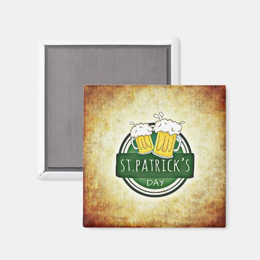 Classy Elegant St. Patrick's Day Magnet (Vorderseite/Rückseite)