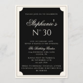 Classy Elegant Vintage Old Money Birthday Party Einladung (Vorderseite)