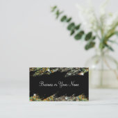 Classy Elegante Crystal Bling Business Cards Visitenkarte (Stehend Vorderseite)