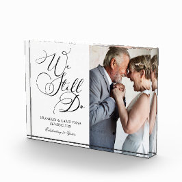 Classy Elegante Jubiläum Vow Renewal Foto