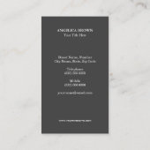 Classy Elephant Logo Visitenkarte (Rückseite)