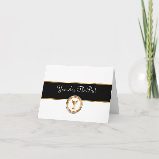 Classy Employee Achievement Awards Thank You Cards Dankeskarte (Vorderseite)