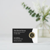 Classy Ernennung Zahnarzt Visitenkarten Visitenkarte (Stehend Vorderseite)