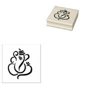 Classy Ethnic Ganesha | Indischer Gott Zeichnend Gummistempel (Stempel)
