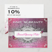 Classy Extravagant Blüh Salon Sale Postcard Mailer Postkarte (Vorne/Hinten)