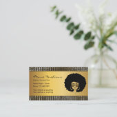 Classy Fashion Business Cards Visitenkarte (Stehend Vorderseite)