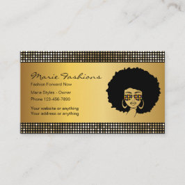 Classy Fashion Business Cards Visitenkarte