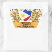 Classy Filipino Rechteckiger Aufkleber (Tasche)