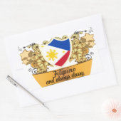 Classy Filipino Rechteckiger Aufkleber (Umschlag)