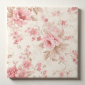 Classy Floral Rose Pink Fliese