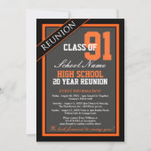 Classy Formal High School Wiedersehen Einladung (Vorderseite)