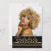 Classy Foto Abschluss - 20XX Einladung (Vorderseite)