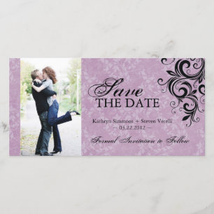 Classy Foto Save the Date Einladung