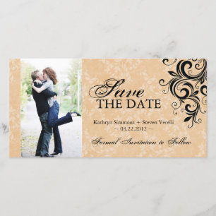 Classy Foto Save the Date Einladung