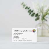 Classy Fotografy Services Visitenkarte (Stehend Vorderseite)