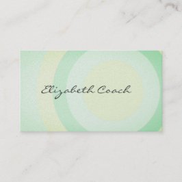 Classy Fresh Green Circles Visitenkarte